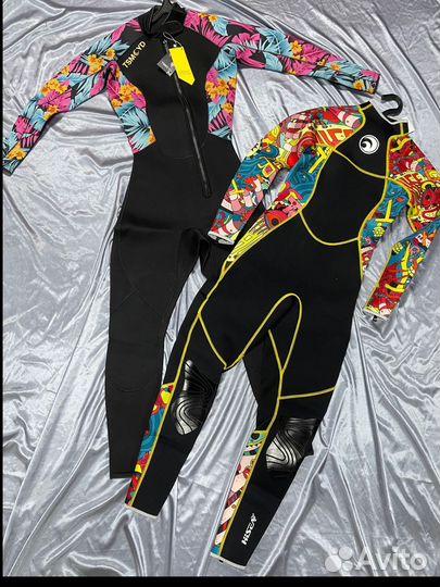 Гидрокостюм женский длинный 3 мм новый