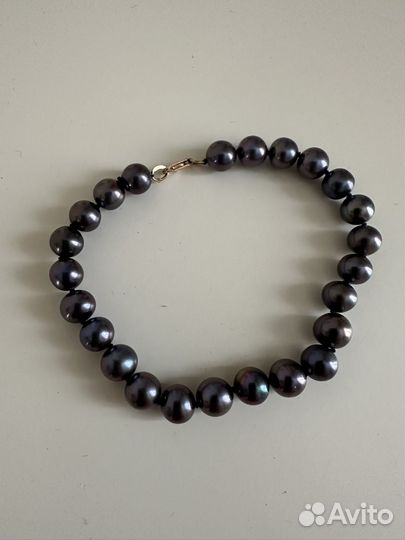 Золотой браслет с жемчугом