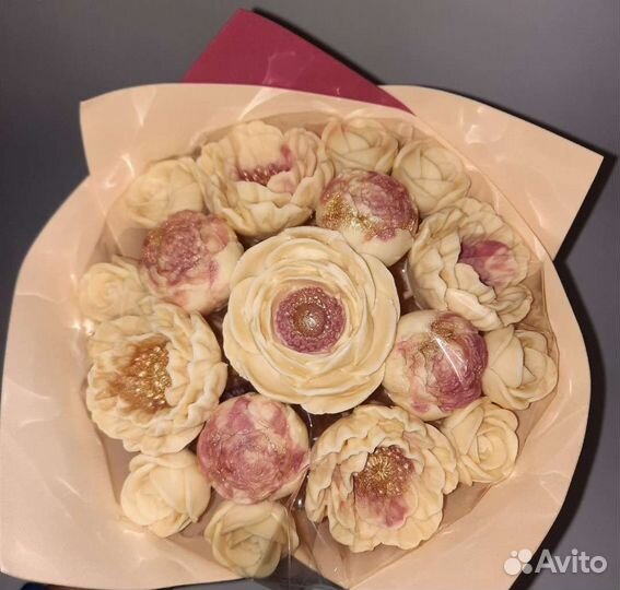 Шоколадные розы букет