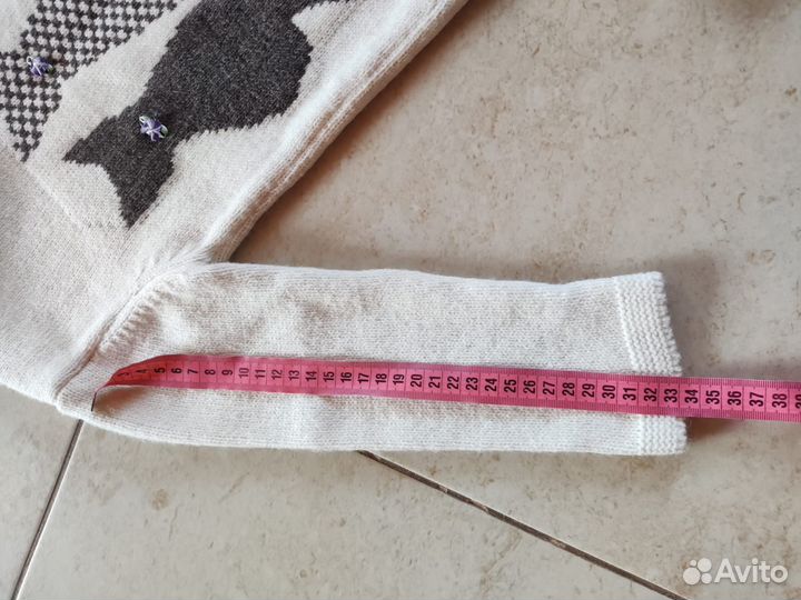 Шерстянная кофта для девочки 2-3 года