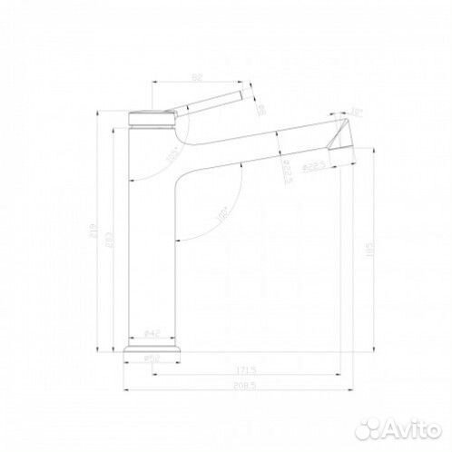 Смеситель для раковины Lemark Minima LM3837C