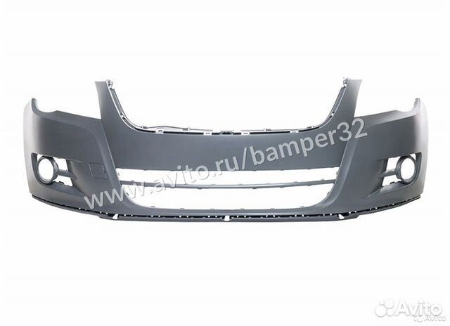 Бампер Тигуан передний неокрашенный