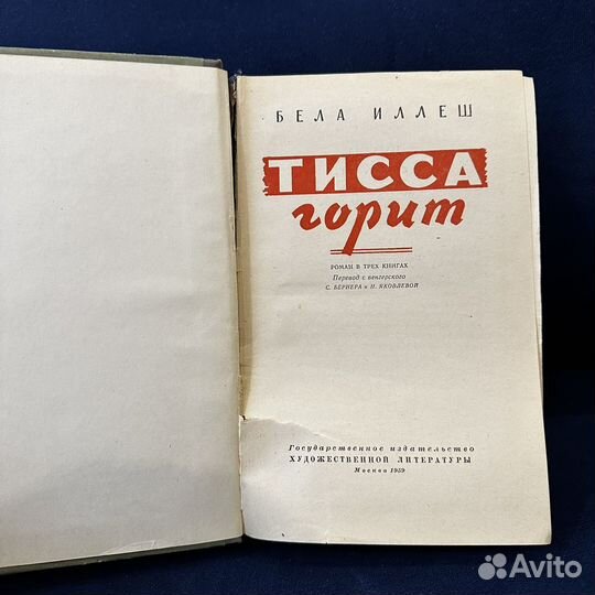 Иллеш Бела. Тисса горит. 1959 г