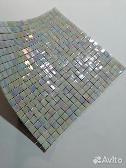 Мозаика 15х15мм перламутровая Кремовая Rose WJ02