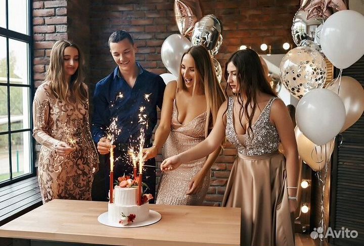 Фонтан Свеча в торт