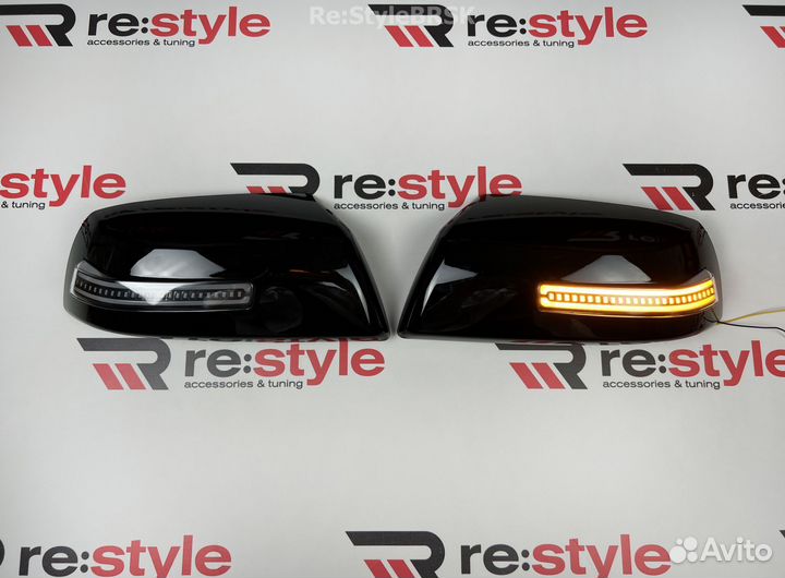 Корпуса зеркал Toyota Tundra Черные