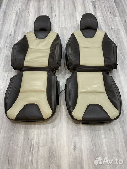 Кожанные обшивки сидений volvo xc60