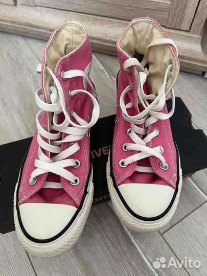 Кеды converse женские высокие. Размер 4,5