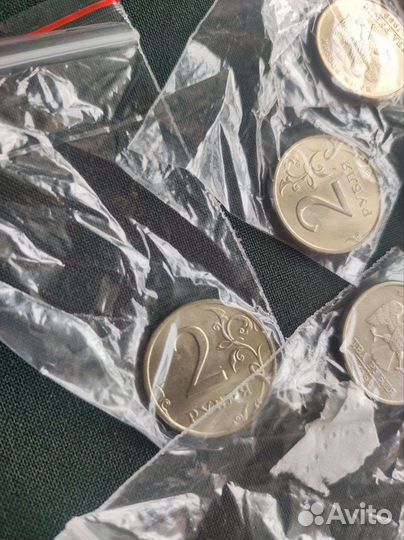 2 рубля спмд 1999 UNC мешковая новая шик