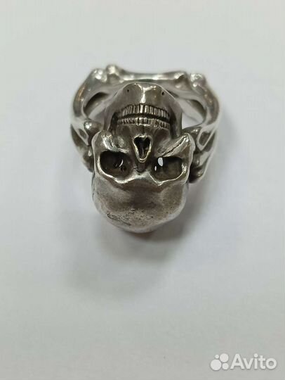 Серебряный комплект 925 череп