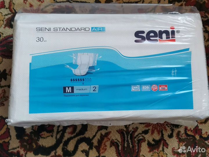 Памперсы для взрослых seni m 2