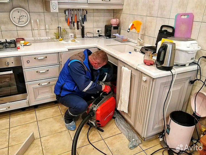 Прочистка канализации. Телеинспекция