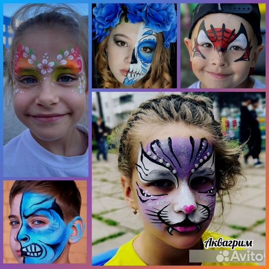 Аквагрим для детей и взрослых