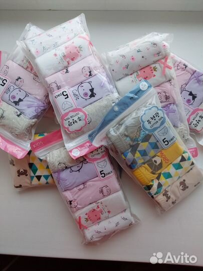 Трусы для девочек Корея