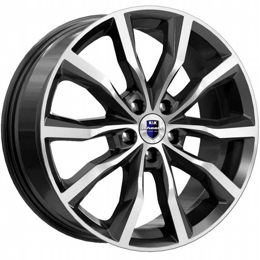 Диски K&K Портер 7.5x18 5x108 ET47 D60.1 Алмаз черный