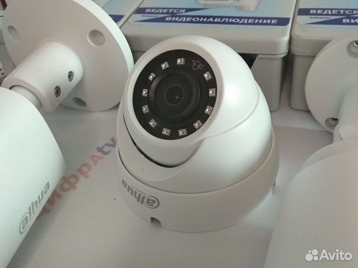 6 камер ip видеонаблюдения 4Мп регистратор Dahua