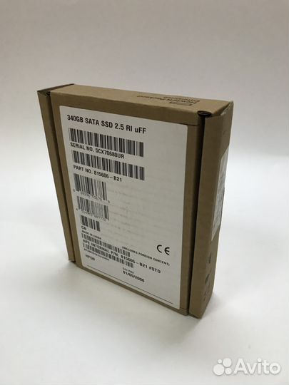 815606-B21 Накопитель HPE SSD 340Gb SATA 2.5