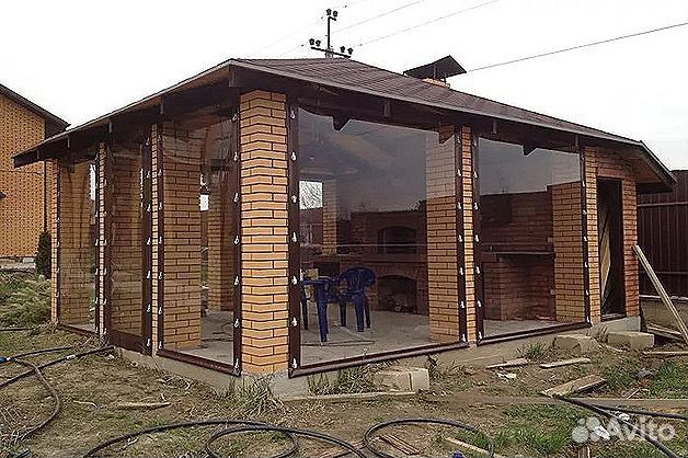 Шторы пвх для беседки