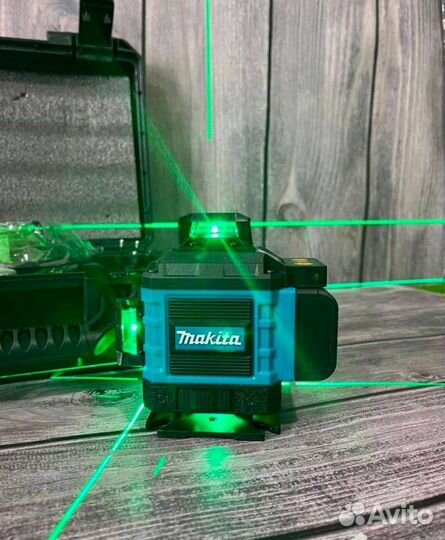 Лазерный уровень makita 4D нивелир 16 линий