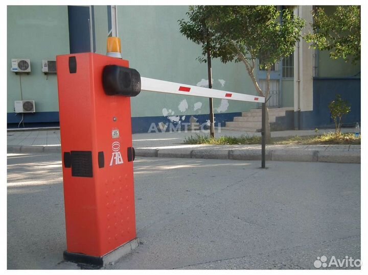 Шлагбаум с установкой