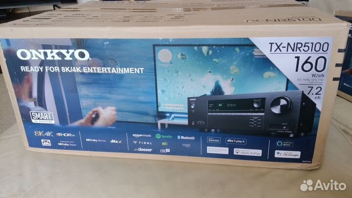 Ресивер Onkyo TX-NR5100 8К Atmos 4K/120Гц Новый