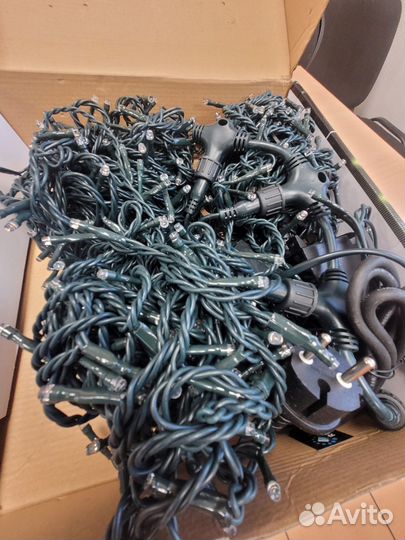 Новогодняя гирлянда уличная