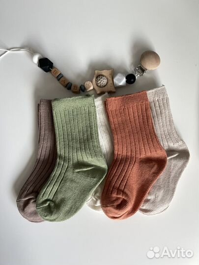 Носки для новорожденного 0-6мес 5 пар