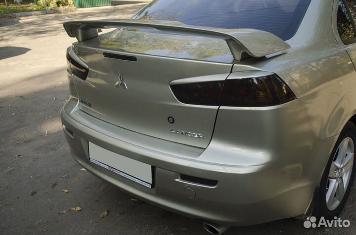 Реснички на фары фонари Mitsubishi Lancer 10