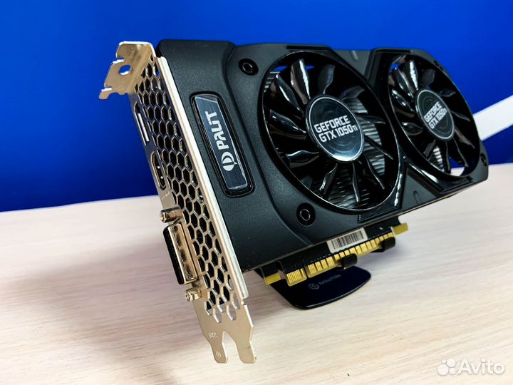 Видеокарта Palit GeForce 1050 Ti Dual OC 4Gb