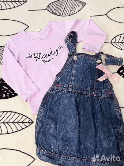 Пакет вещей на девочку рост 110