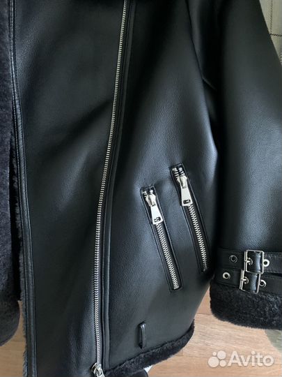 Дубленка авиатор женская