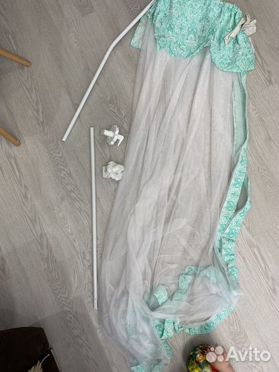 Балдахин на детскую кроватку с держателем