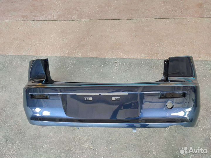 Бампер задний Митсубиси Лансер X. новый,синий