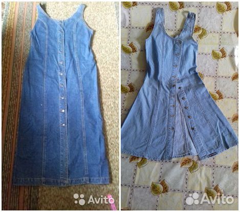 Джинсовые сарафаны