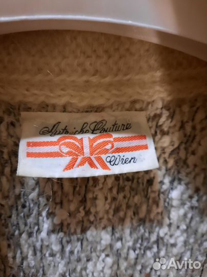 Австрийский Кардиган-пальто мохер/шерсть 44/46