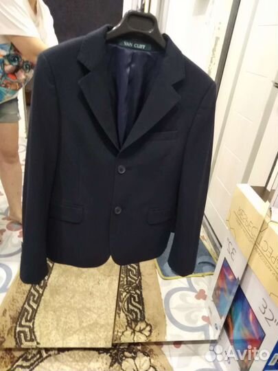 Пиджак школьный для мальчика 134