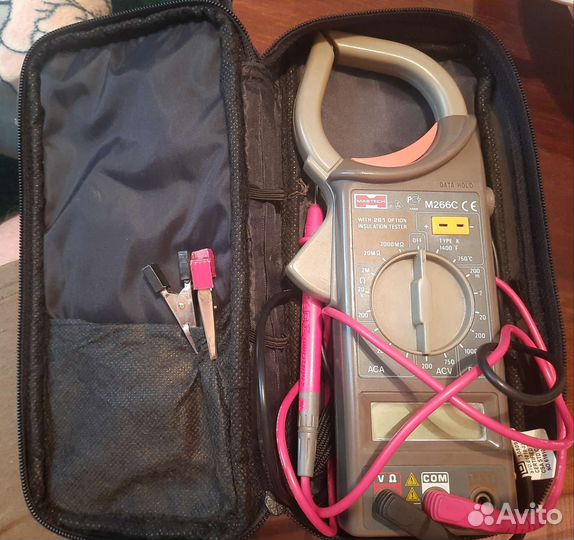 Токоизмерительные клещи mastech с мультиметром