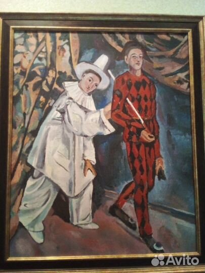 Картина,масло,Сезанн,Вюйар,холст