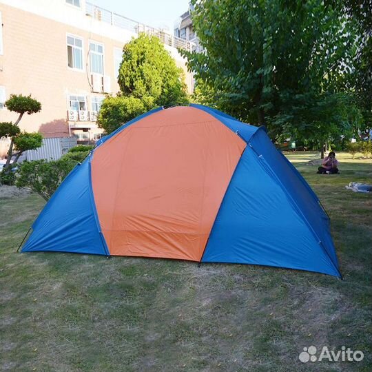 Палатка 2-х комнатная, 4-6и местная Lanyu 8609#