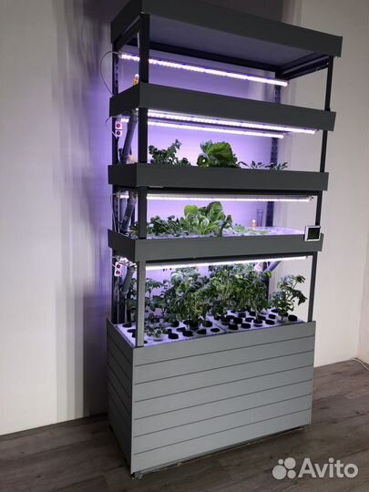 Гидропонная установка на 192 корня, 2 контура