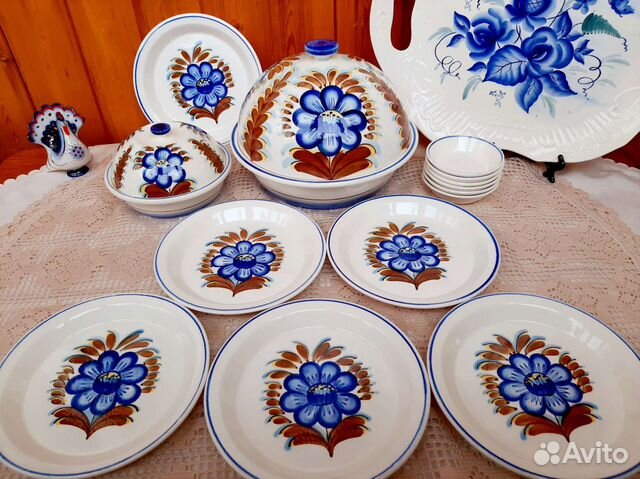 Редкий сервиз Зик для блинов