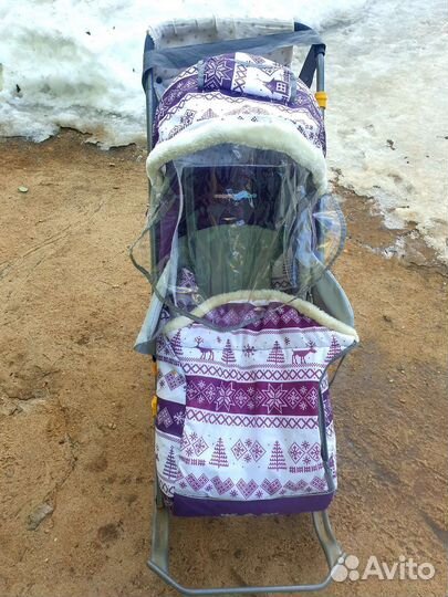 Коляска санки