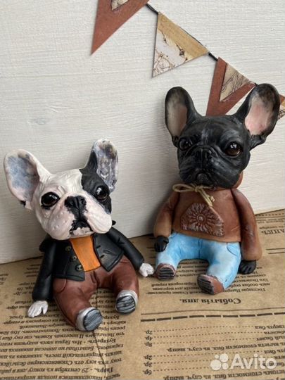 Фигурка французский бульдог, чихуахуа,мопс