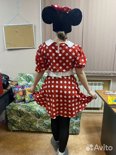 Костюм для аниматора Минни Маус