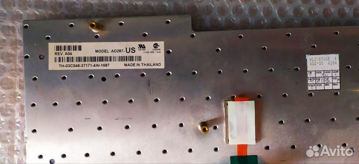 Клавиатура для ноутбука AD-287 US