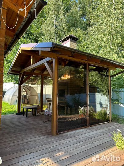 Мягкие окна для беседки, веранды, террасы и навеса