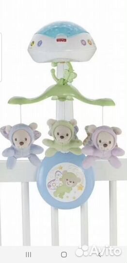 Мобиль на кроватку fisher price