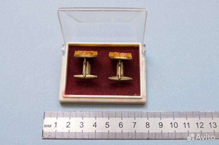 Запонки СССР в оригинальной упаковке. Винтаж
