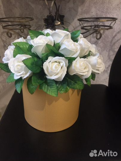 Букет из пенных розочек