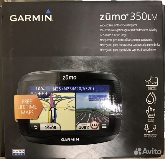 Мотонавигатор Garmin Zumo 350LM EU